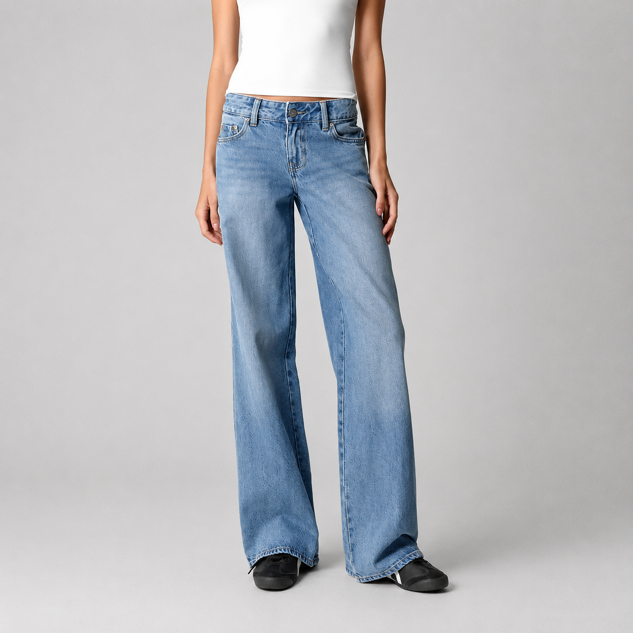 BootyLift™ Low Rise Baggy Jeans
