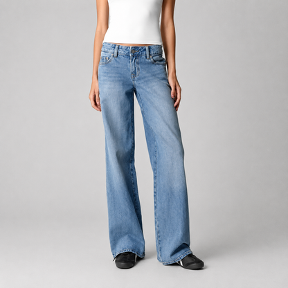 BootyLift™ Low Rise Baggy Jeans